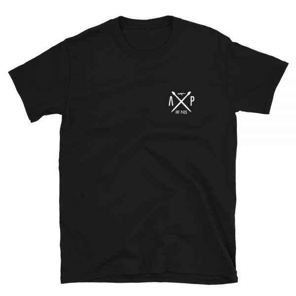 White on black AP Unisex T-Shirt